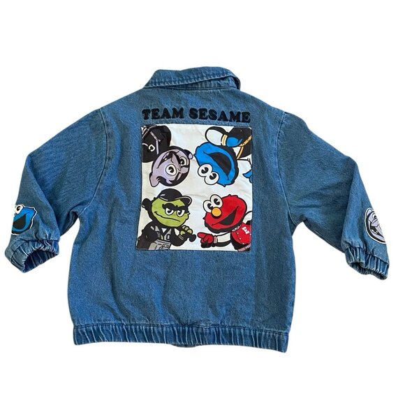 Sesame Street Toddler Denim Jacket Size 5T New - Picture 4 of 9